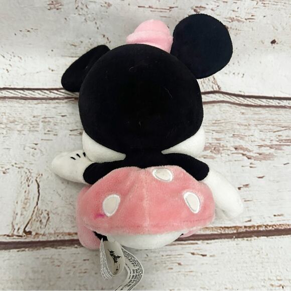 DISNEY PARKS Rare Classic Pink Minnie Mouse Plush 9” - Picture 6 of 7